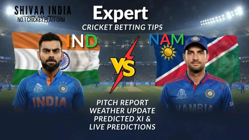India vs Namibia T20 World Cup 2026: Match Preview, Playing 11 & Live Streaming