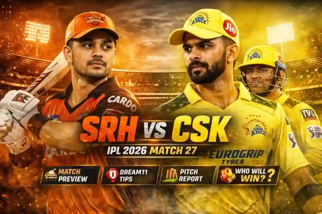 SRH vs DC Dream11 Prediction, IPL 2026 Match 31: Pitch Report, Playing XI, Fantasy Tips & Winning Strategies